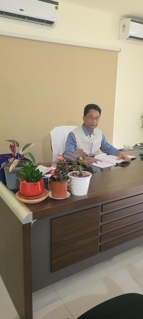 Small table, big responsibility. As Chairman , RERA. Hoping to contribute to the growth of real estate sector in Assam.