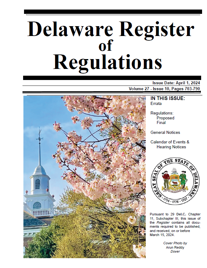DEDivResearch's tweet photo. We're not fooling, #DEleg's Registrar of Regulations published the April #DERegister of Regulations on time @ https://t.co/ichfCQ3aRm.  

The Register includes final regs from @DelawareDOT 
on electronic speed monitoring systems @ https://t.co/EFQdObxKR5. #netde https://t.co/xPfb9JV5Wq