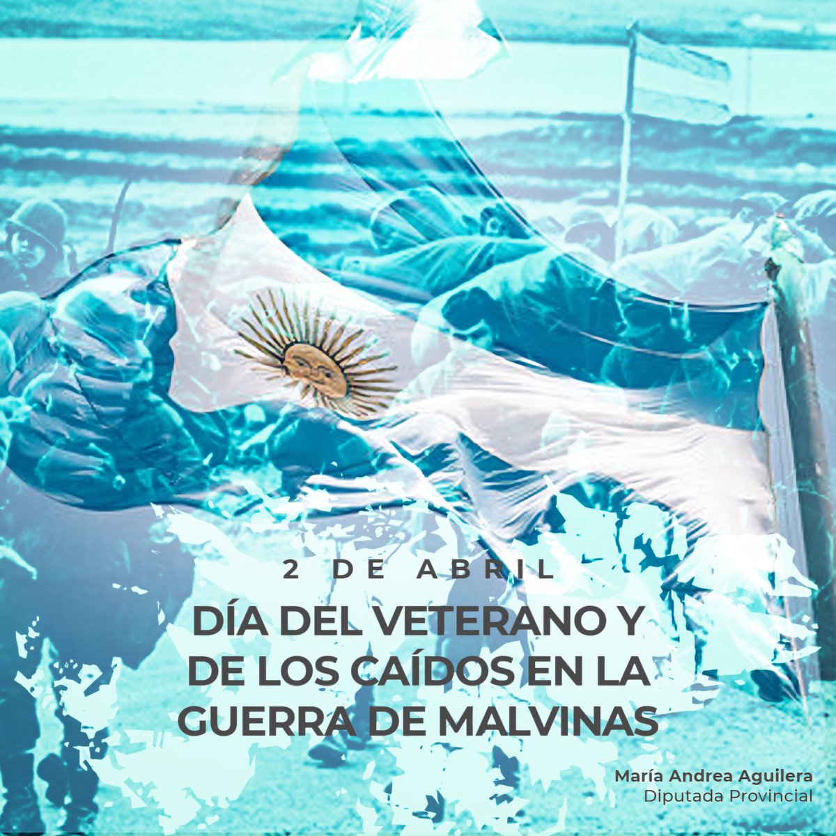 Hoy recordamos con el honor y el respeto que merecen, a nuestros Veteranos y Caídos en la Guerra de Malvinas. Malvinas fueron, son y serán argentinas 🇦🇷 #MalvinasArgentinas #2deAbril