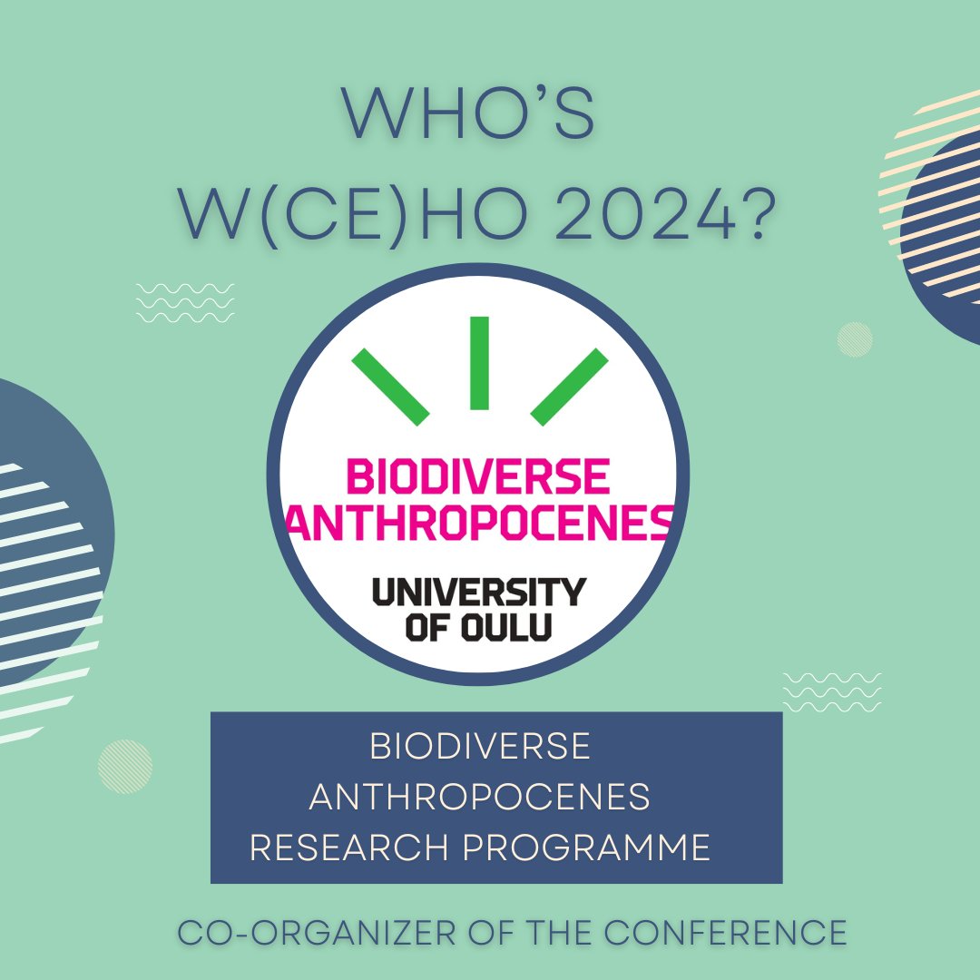 Together with @ICEnvHist Biodiverse Anthropocenes research programme is one of the co-organizers of WCEH2024. As the head of the @arcticants states, 'the world congress is a milestone event of University of Oulu @UniOulu and a perfect match with the 6-year research programme.'