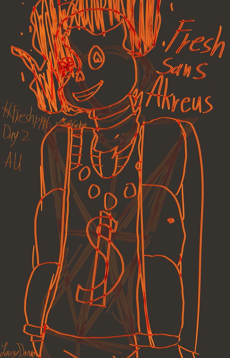 LinaWorker's tweet photo. Pretty much just doing this so I can maybe get people to Join #Freshpril
because I don't want it to got to waste
anyway this #Akreus a older discord friend of mine who I have drawn ones, his #character is a #FreshSans #AU so fitting for #Day2
#Freshpril2024 #FreshSansAU https://t.co/zoqWHePiMi