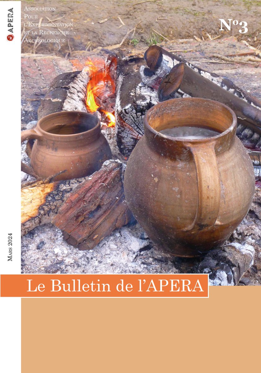 L'Association pour l’Expérimentation et la Recherche Archéologie (APERA, Université Paris 1 Panthéon-Sorbonne) vous invite à découvrir son Bulletin n°3 (en ligne et en version imprimée !)
apera.hypotheses.org/3021