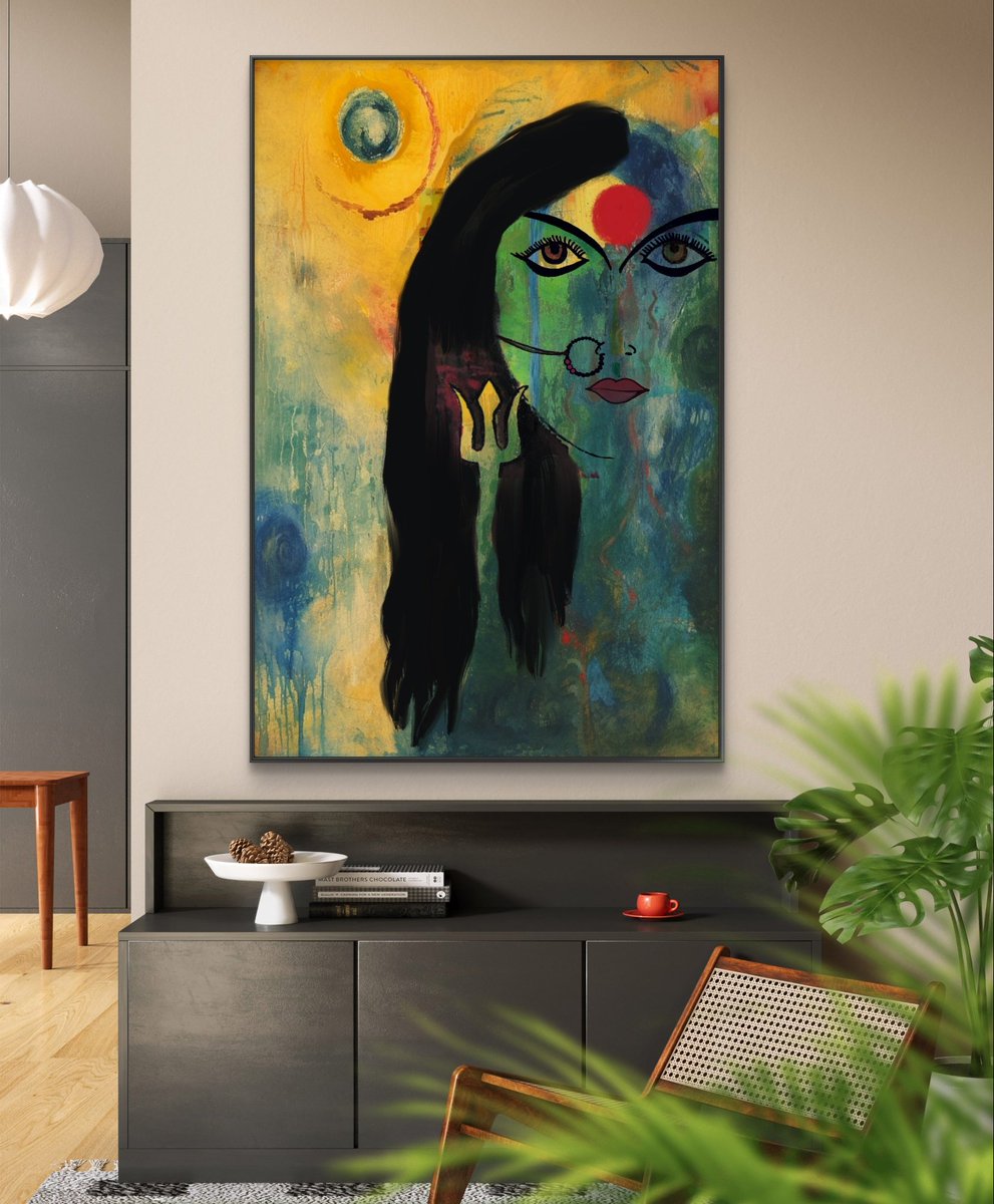 ✨New Drop ✨
I've been so caught up with my IRL exhibitions,
that I finally took time off to mint some of my work today on <a href="/objktcom/">objkt</a>
I love these colors &amp; their names..
1.  Inner Demon
2. Many fish in the sea
3. Shiva &amp; Shakti

Limited editions @ 3 tez each.
#TEZOSTUESDAY 
🔗👇🏻