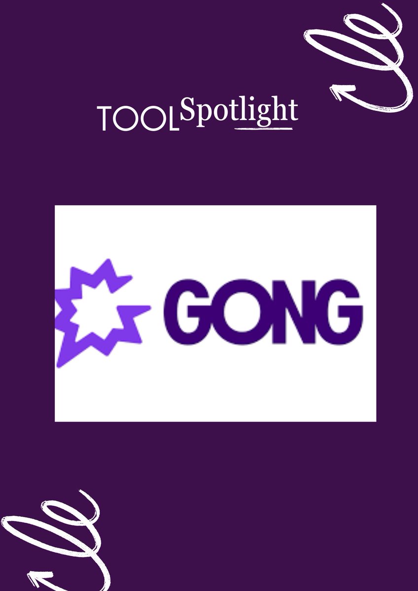 Experience the power of data-driven sales with Gong! From analyzing customer conversations to identifying winning strategies, @Gong_io provides invaluable insights to help your team close more deals. 

Boost your sales effectiveness and drive revenue growth with Gong! #TechStack