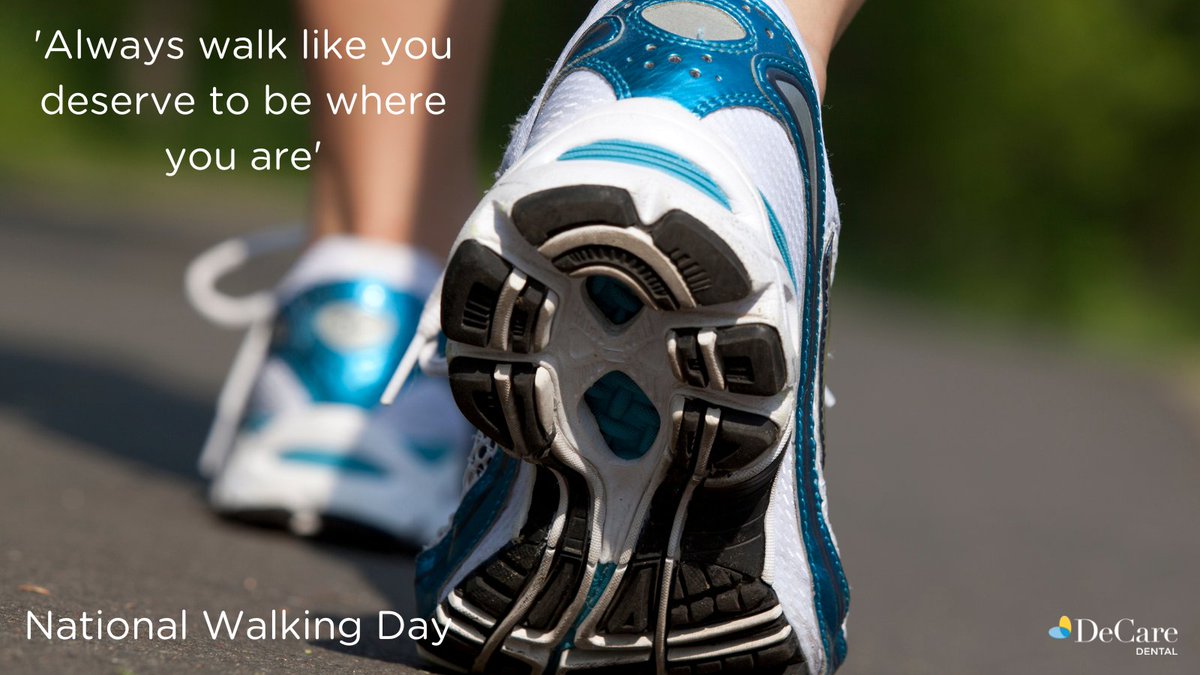Today is #NationalWalkingDay 🎉🏃‍♂️ The benefits of walking include: *Improves your cardiovascular fitness *Strengthens your bones and muscles *Helps maintain a positive mental health *Helps maintain a healthy weight