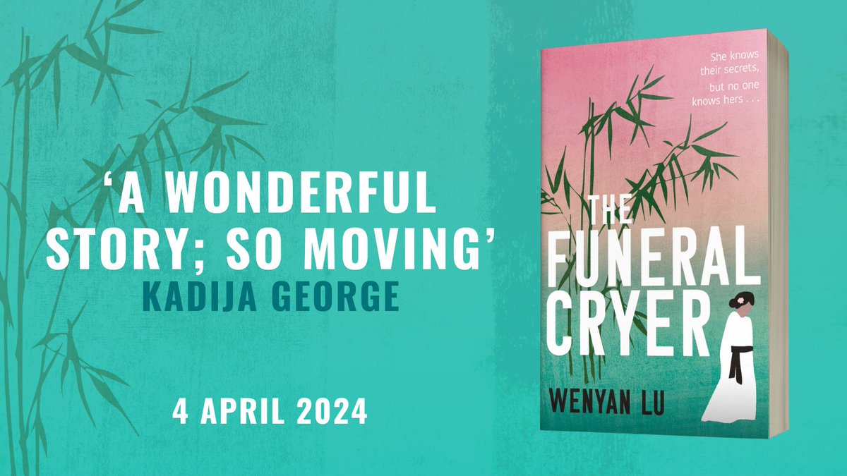 The paperback version of The Funeral Cryer is out in two days. Thank you so much for the lovely endorsement, @kadijattug! #TheFuneralCryer ❤️ 'She knows their secrets, but no one knows hers...'