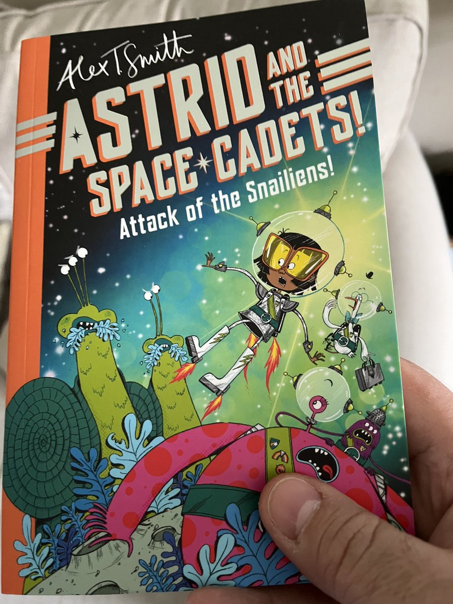 Having loved the second in the series I had to get the first! #NoPlaceforMonsters by @KoryJMerritt But next up for book 5 of the holiday Alex T Smith’s Astrid and the Space Cadets: Attack of the Snailiens! Always on the look out for great Y2/3 chapter books.