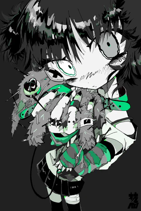 じーっ 