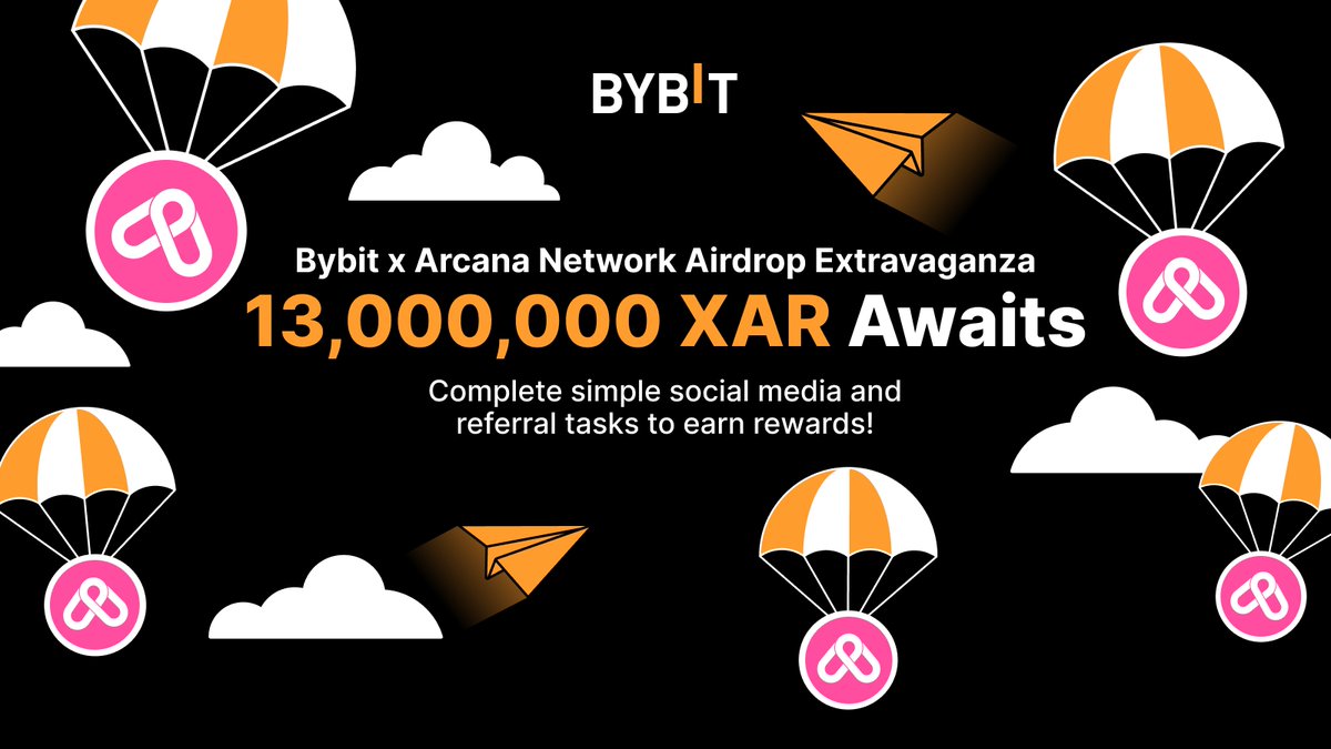 🔥 #Bybit x Arcana Network: 13,000,000 $XAR Up for Grabs! To do: 1. Follow the @Bybit_Official and @ArcanaNetwork 2. Quote/Re-tweet this post. 3. Follow the steps in Event 1 in the announcement link to win 💫 Join Event: i.bybit.com/1abWJNp6 #TheCryptoArk #BybitListing