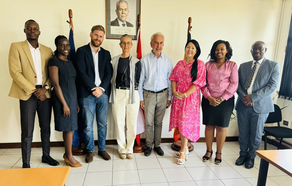 We were delighted to host former Austrian Minister Rudolf Scholten and Christine Scholten, Founder of the NGO „Nachbarinnen“, to engage on Austria‘s activities in Uganda in the Governance and WASH sectors. We appreciate the keen interest and useful exchange of ideas. @AustrianDev