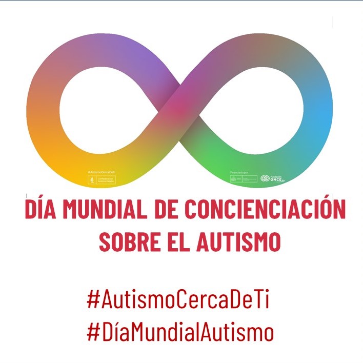 #AutismoCercaDeTi DÍA MUNDIAL DE CONCIENCIACIÓN SOBRE EL AUTISMO - 2 de abril 2024 Hoy, 2 de abril, se celebra el Día Mundial de Concienciación sobre el Autismo. Este año la campaña lleva por lema #AutismoCercaDeTi @uc3m ¡Nos sumamos! Twitter: @AutismoMadrid