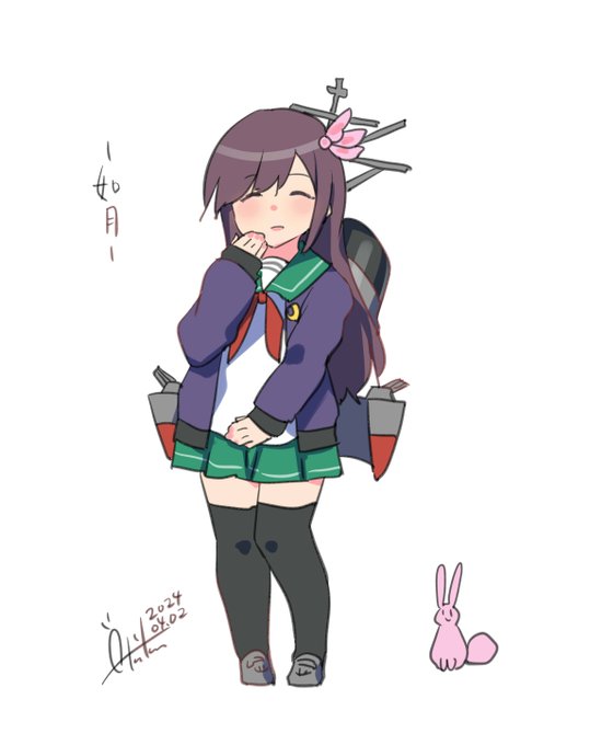 「rabbit school uniform」 illustration images(Latest)