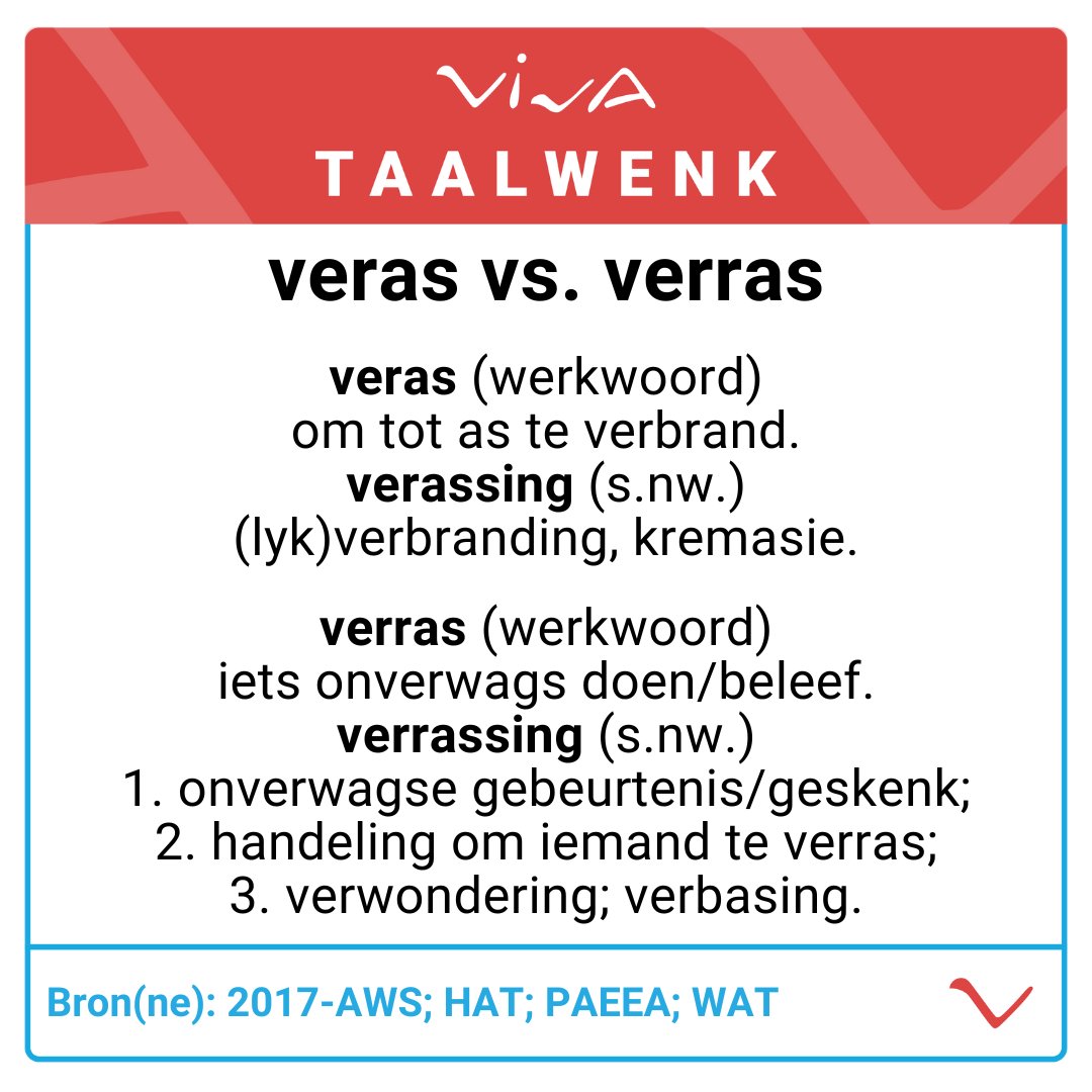 viva_afrikaans's tweet photo. #viva #afrikaans #vivaafrikaans #spelling #woordkeuse #veras #verras https://t.co/Wo3g84FJ89