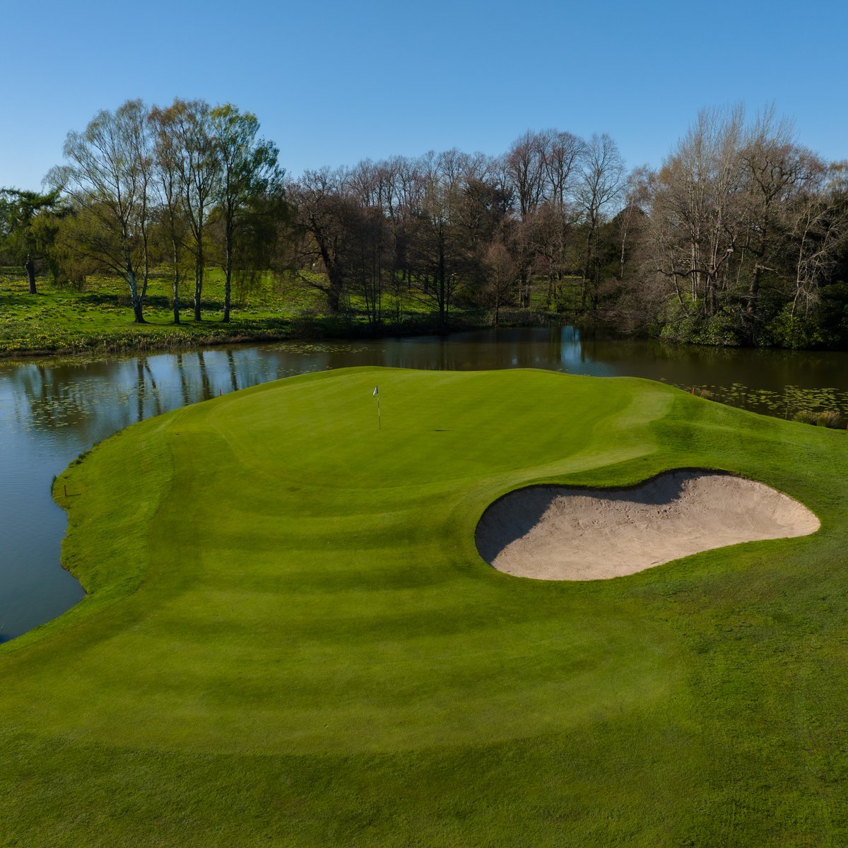 Donald Steel implemented the dramatic 17th green many years ago, and in doing so added a lot more jeopardy to the closing stretch of holes.