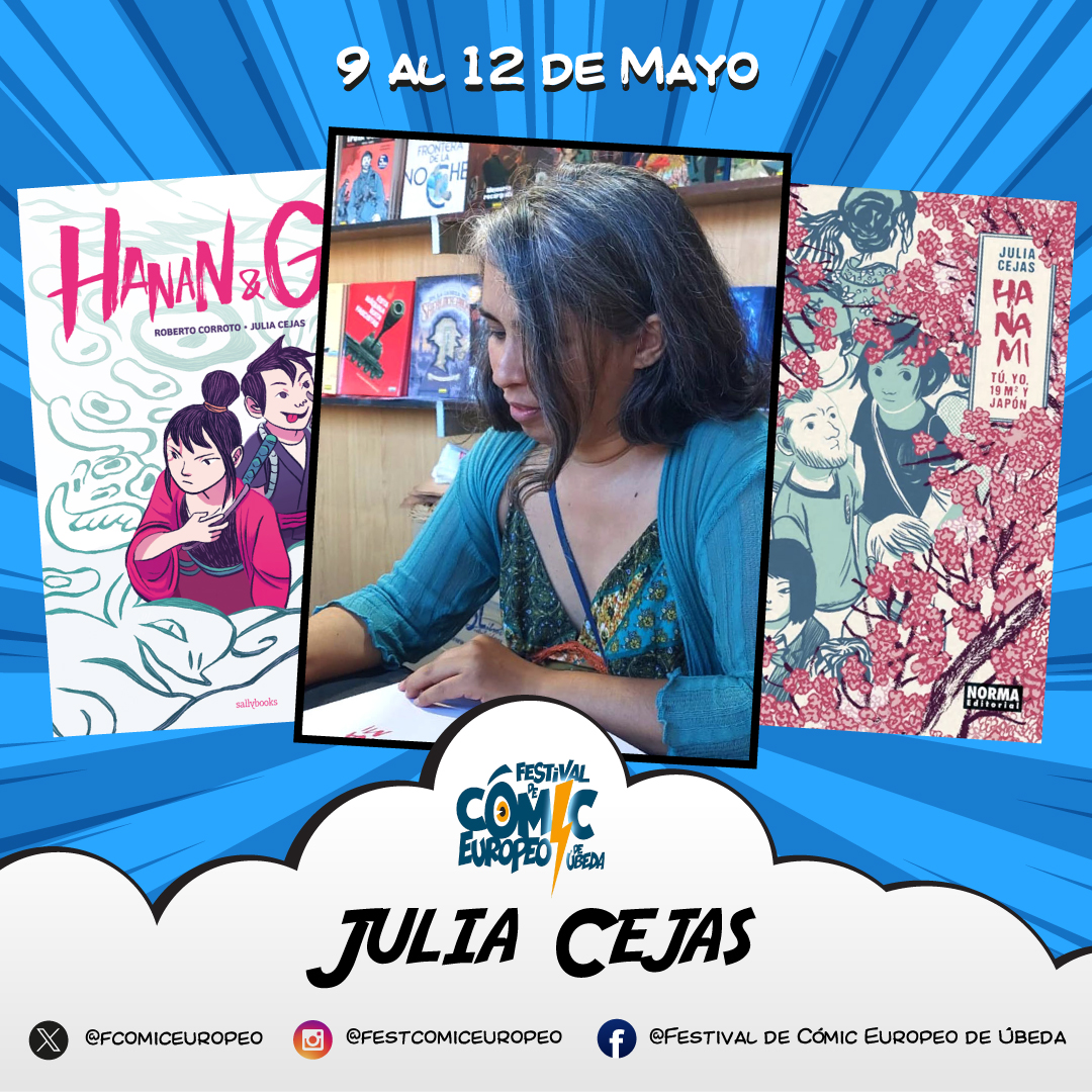 👉Julia Cejas, invitada al Festival de Cómic Europeo de Úbeda🖌️

➕Información en el enlace.

#festcomiceuropeo #comic #comics #comiceuropeo

comicubedabaeza.blogspot.com/2024/04/julia-…