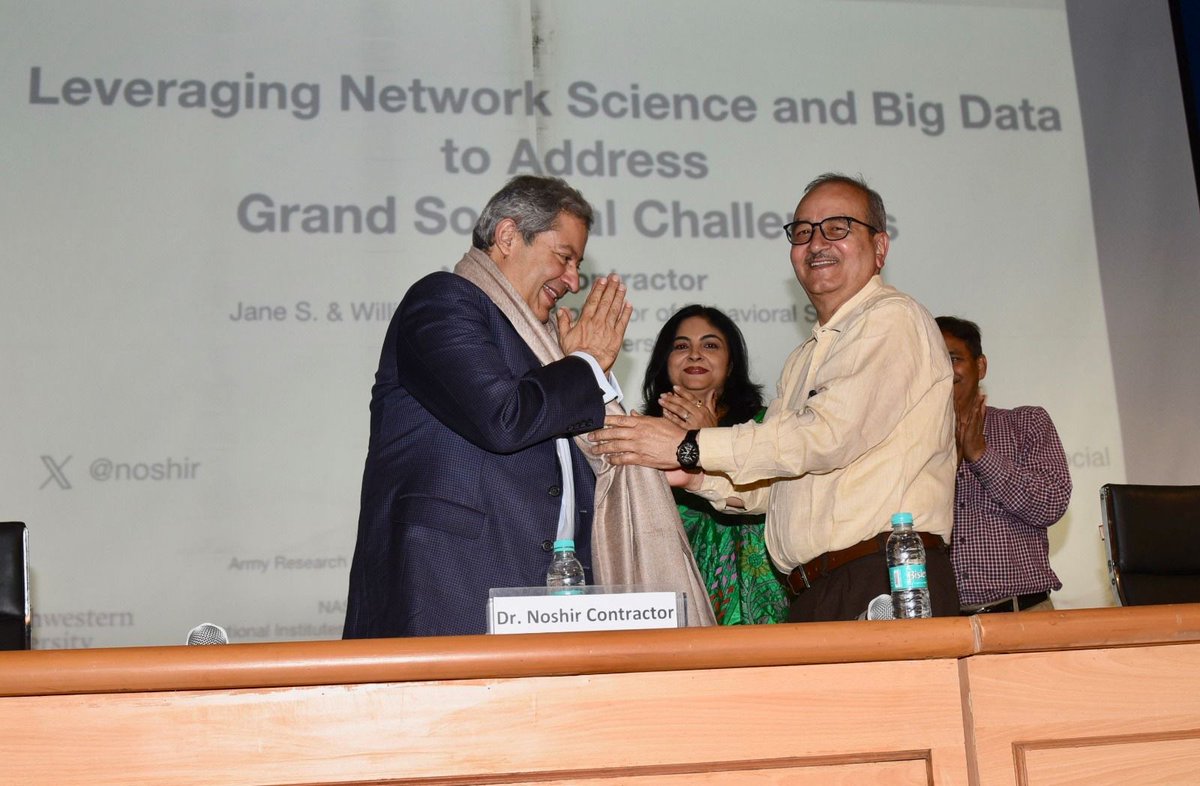IIMC_India's tweet photo. Prof @noshir delivered a spl. lecture on 'Leveraging Network Sci. &amp; Big Data to Address Grand Societal Challenges' for faculty &amp; students of IIMC. Prof @SurbhiDahiyaEJ, CD EJ organized the lecture. Prof @govind24 welcomed the guest &amp; Prof @pramodsaini69 gave the vote of thanks. https://t.co/nA4chO1Dvs