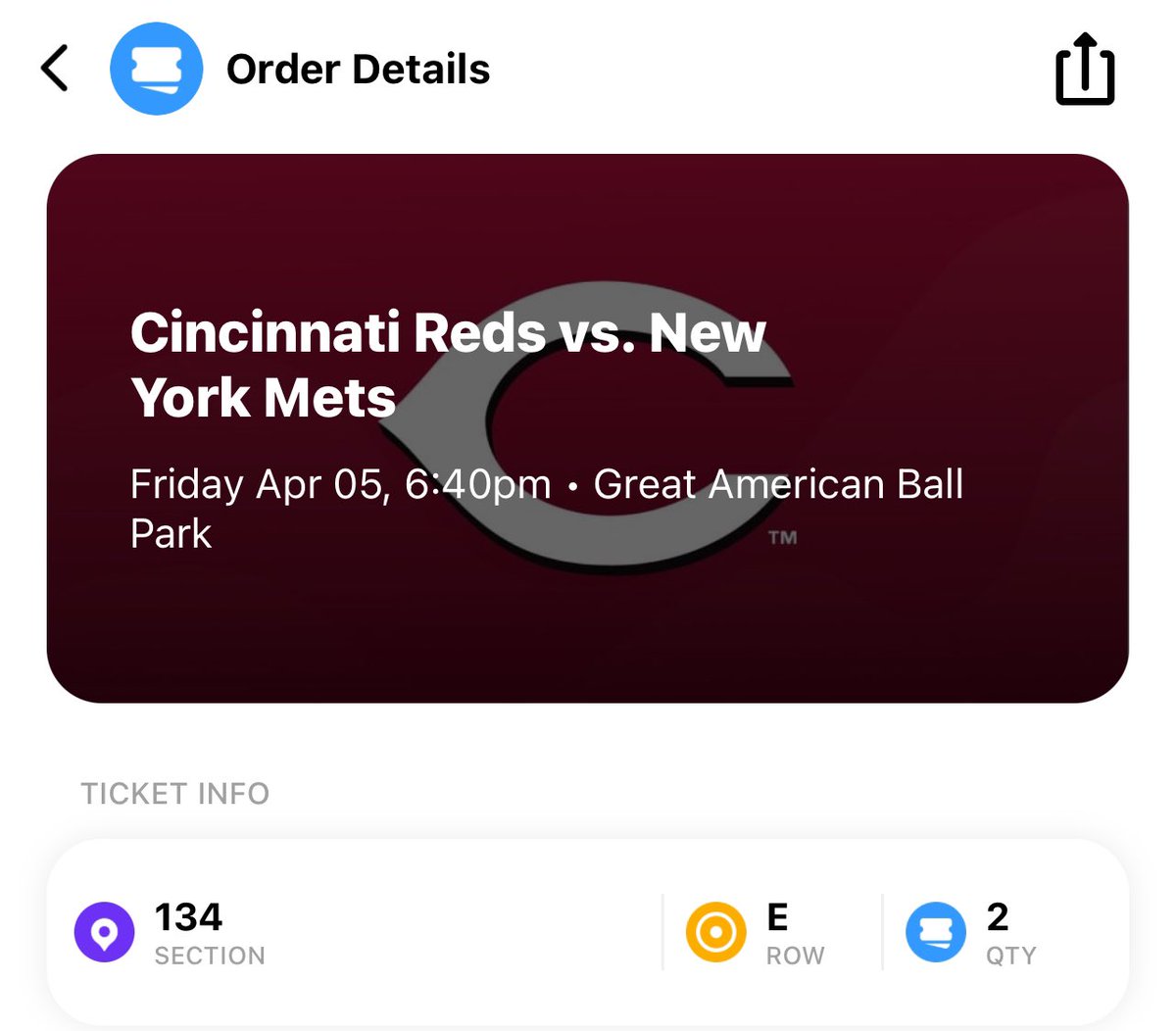 🚨 Giveaway 🚨 Two tickets for the Reds/Mets game Friday. First Fireworks Friday of the year! Section 134 (first base side), Row E. Follow @BIGPLAYCINshow and retweet this post. Please don’t quote tweet. Winner announced Thursday at noon.