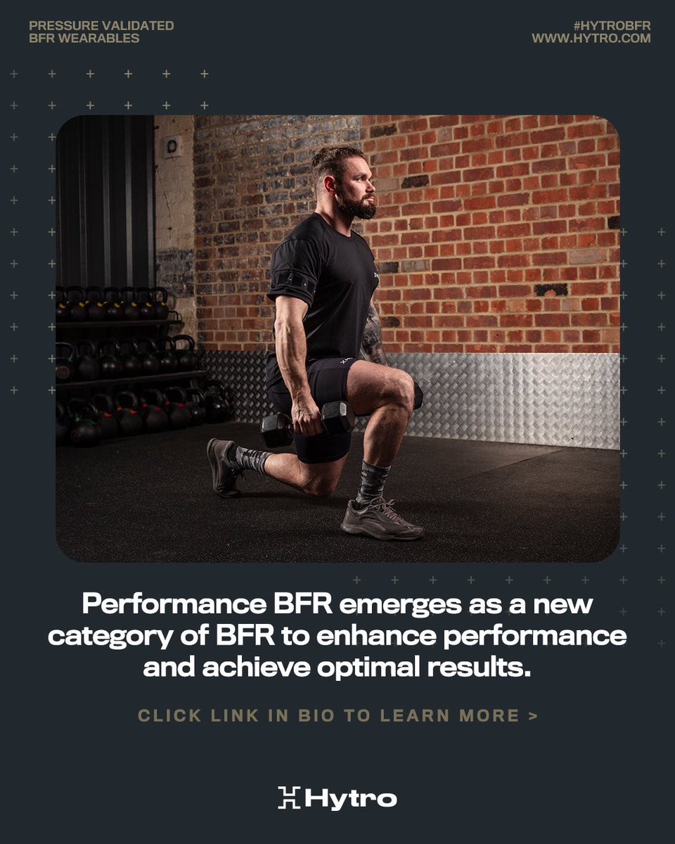 What is Performance BFR?📖 An exciting new category of BFR for enhanced performance and optimal results. 🔗 To learn more about Performance BFR, click the link: hytro.com/journal/what-i… #HytroBFR #BFRTraining #Recover #PerformanceBFR #BFR #Sport