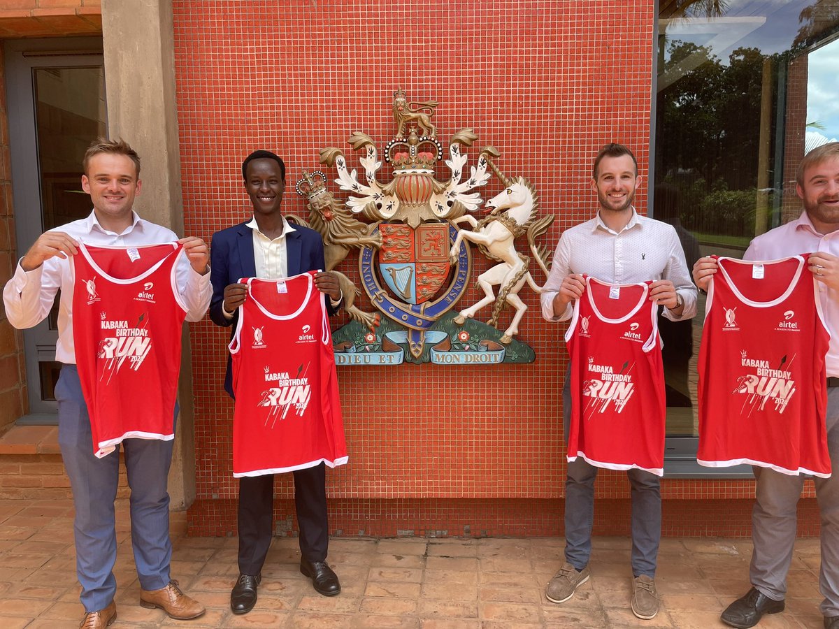 . @UKinUganda staff are delighted to participate in the Kabaka’s Birthday Run this Sunday, 7th April to support the fight against HIV/AIDS cause💪🏾🏃🏾‍♀️