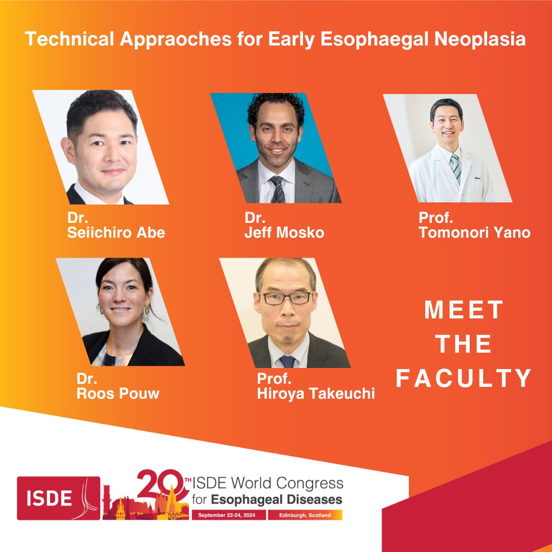 #ISDE2024 Spotlight! Explore the Technical Approaches for Early Esophaegal Neoplasia with the experts in this exclusive session . Secure your spot now! isde-congress.net #ESOPHAGUS #ISDE #oesophageal #esophageal #oesophagus