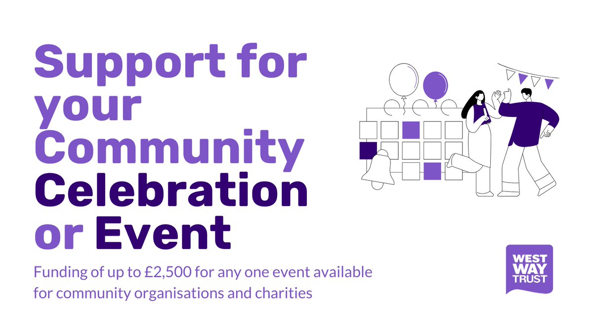 Grants of up to £2,500 are now available for community groups hosting celebrations or events over the summer in North Kensington. More info: westway.org/grants/celebra…