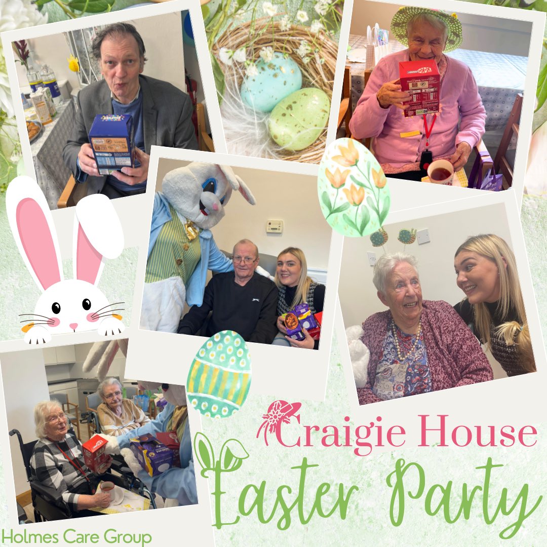 Craigie House had an egg-cellent time at their Easter Party! 👒🎉 #CareHomeActivities #carehomesuk #easter2024 #easter