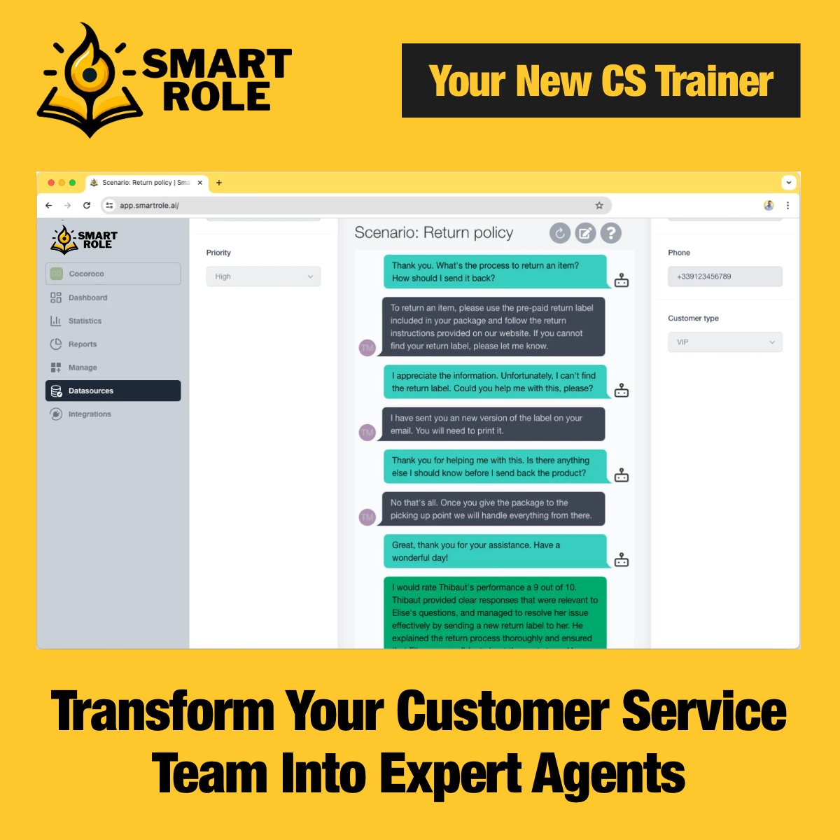 I’m happy to share that I’m starting a new position as Chief Executive Officer at Smart Role!

Smart Role is a platform transforming customer service hiring, onboarding, and training. Our technology helps businesses streamline the process and reduce costs.
smartrole.ai