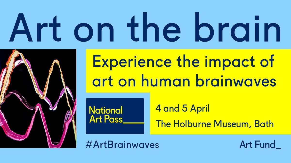 Experience the impact of art on the brain 🎨🧠 Join our special #ArtBrainwaves event and try on headsets to capture your brain data in real time and in 3-D while you look at our collection. 📅 10am – 12pm on Thurs 4 April and 10am – 5pm on Fri 5 April artfund.org/brainwaves