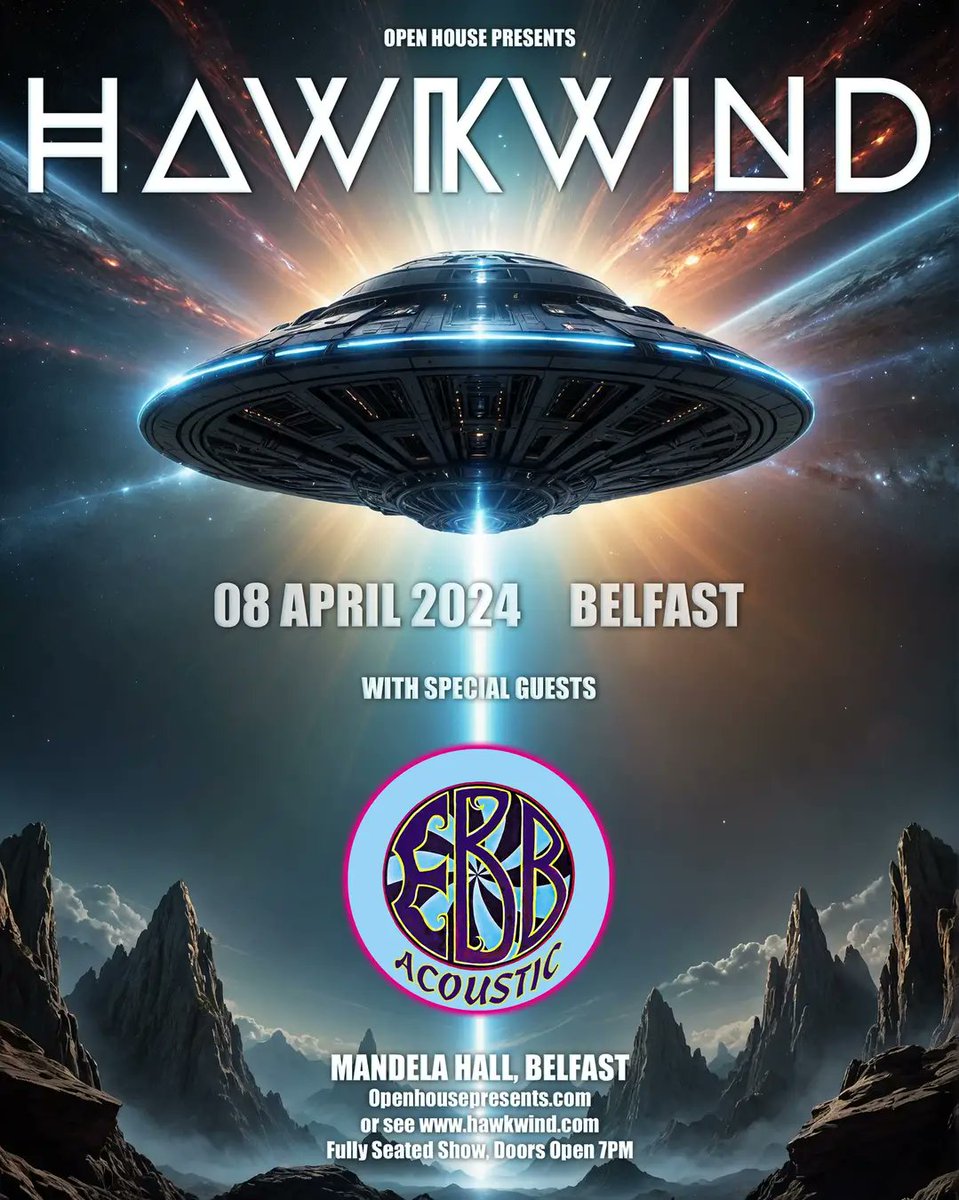 EXTRA DATE: excited for Erin and @Suna_Dasi, who will be joining @HawkwindHQ as a duo on Monday April 8 with an acoustic set! #music #progrock #artrock #spacerock #livemusic #livegigs #tourdates