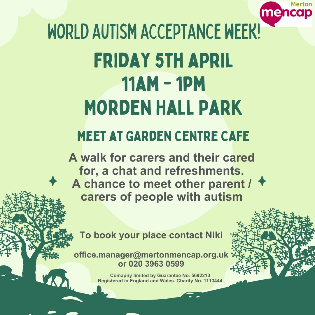 World Autism Acceptance Week Walk 5th April