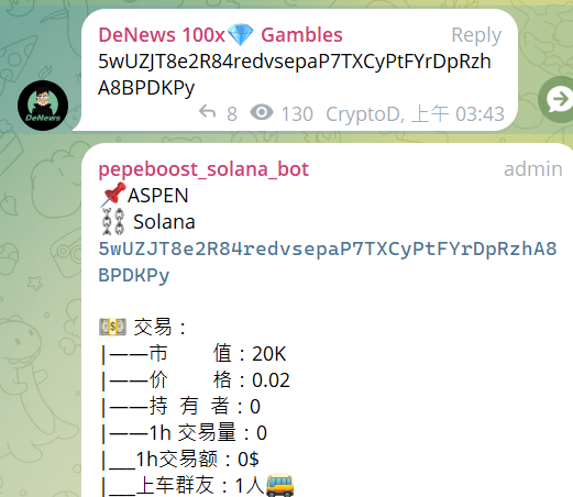 CryptoDevinL's tweet photo. 昨日 @blknoiz06 之夜
4個10x
1個 50x
1個 200x
不知道幾個 翻倍
rug 3個

$cmc 在開盤0分call 最高 200x
$ASPEN 在開盤0分call 10分鐘 50x

call 頻道
https://t.co/lzWxoPrjWY

打狗交流群
https://t.co/3iTtcTUjPb

打狗bot連結
https://t.co/074njwoHxV https://t.co/atTTzqQqUB