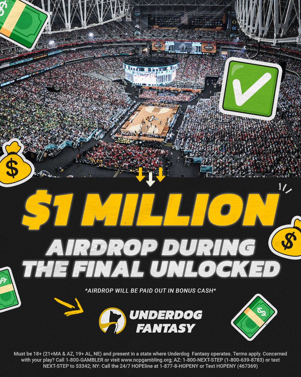 The full $1,000,000 Airdrop has been unlocked 🔓