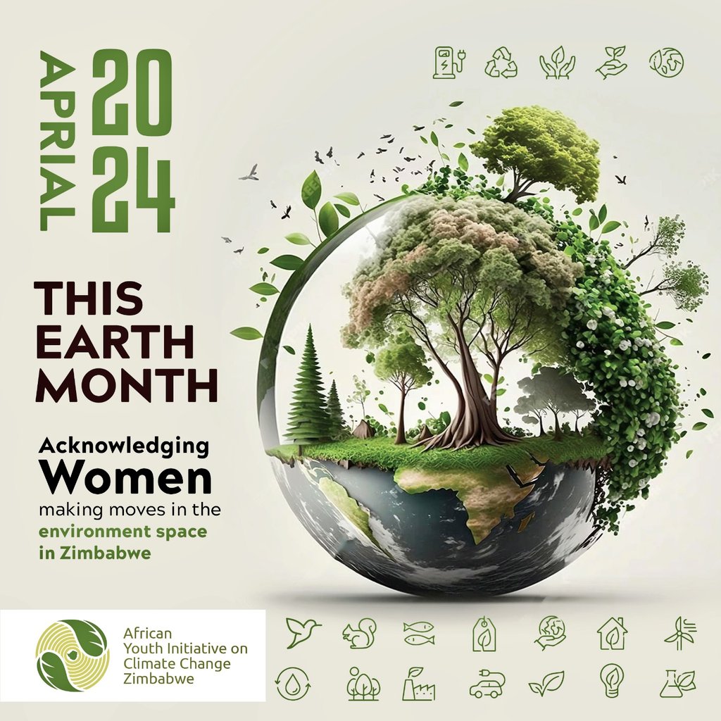The month of #April is known as #EarthMonth. We would like to celebrate the amazing and remarkable #women in #Zimbabwe who have played a significant role in environmental #conservation. Who should we celebrate?! Stay tuned and tag them.