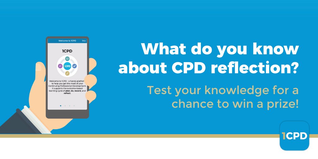 How much do you know about your CPD reflection requirements? Test your knowledge with our online quiz for a chance to win a £50 book voucher! Click here to complete it and enter your details at the end: ow.ly/TzCj50R6pj6
