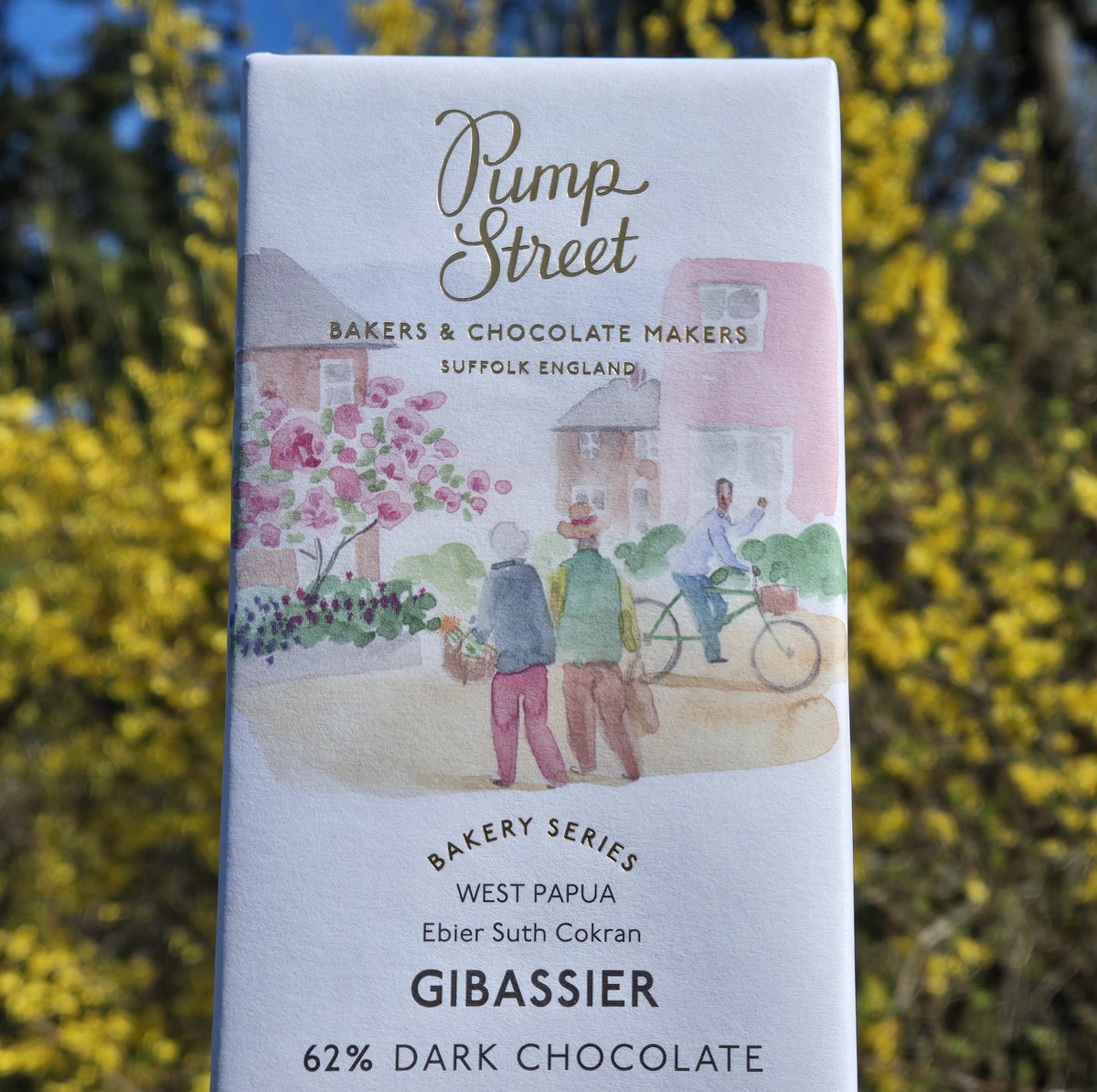 While this Pump Street Chocolate Gibassier bar is based on a pastry the flavors would make a great cocktail too! 62% dark chocolate made with beans from West Papua.  Tastes of pastis, orange peel and chocolate liqueur.  #pumpstreetchocolate #darkchocolate #craftchocolate