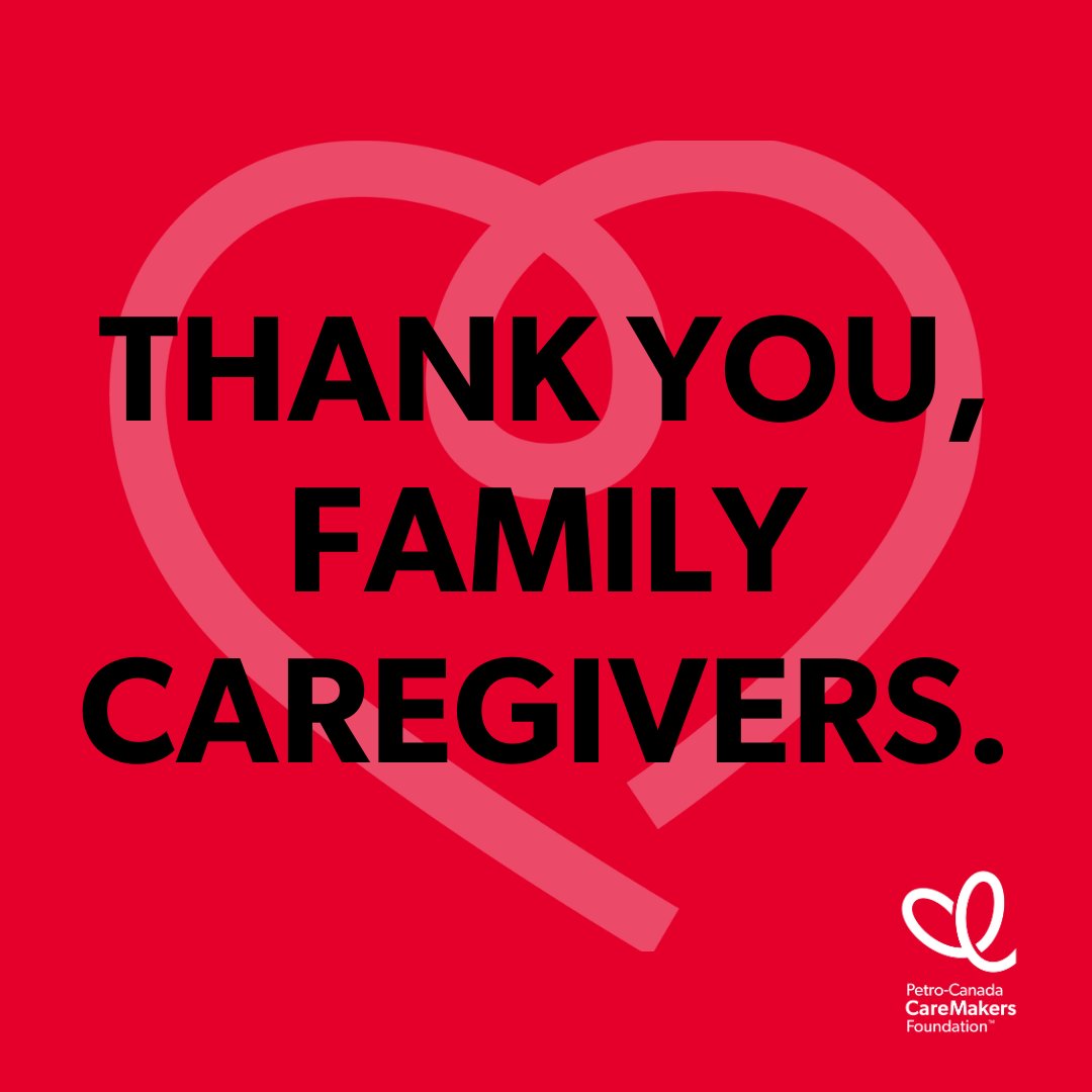 Today is #NationalCaregiversDay! While many family caregivers don’t take holidays or time off, it’s important to recognize the essential work they do. Retweet to show your appreciation for family caregivers across Canada.