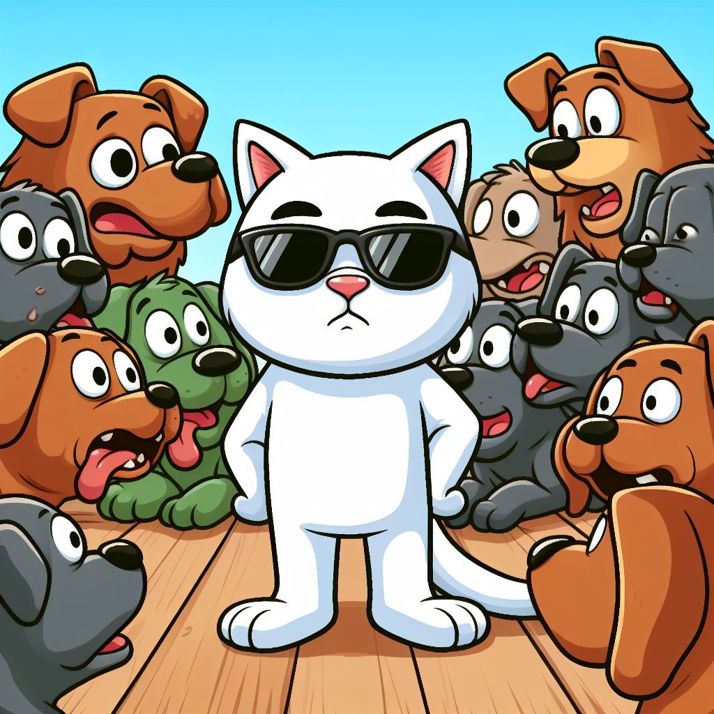 CryptoVirgin85's tweet photo. @cloudz @MewsWorld The dogs are scared.... https://t.co/VeePwmvmFO