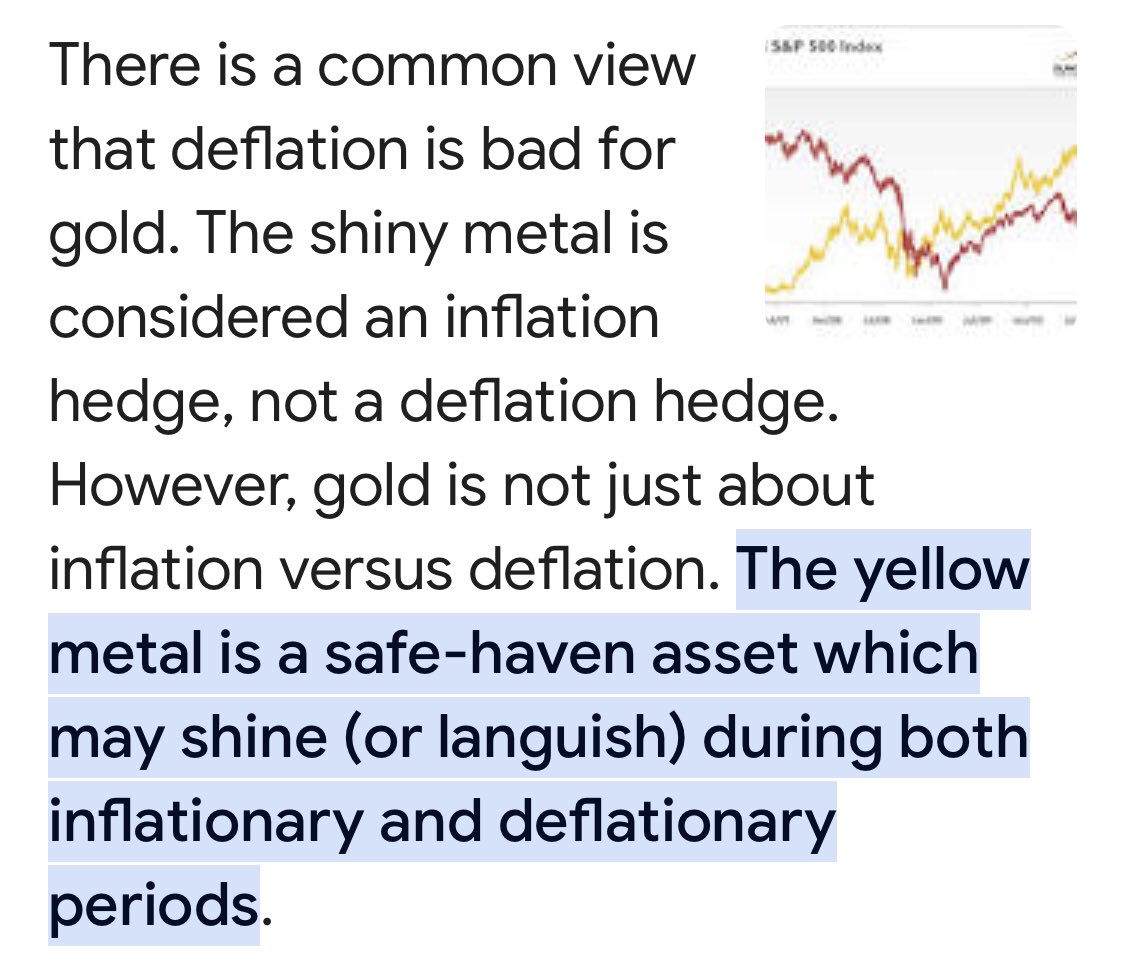 .@MarkTepperSWP’s take on #GOLD -“Most investors know gold does well during times of #inflation, but it is also true that it can be a safe-haven during times of deflation.” @MorningsMaria @FoxBusiness