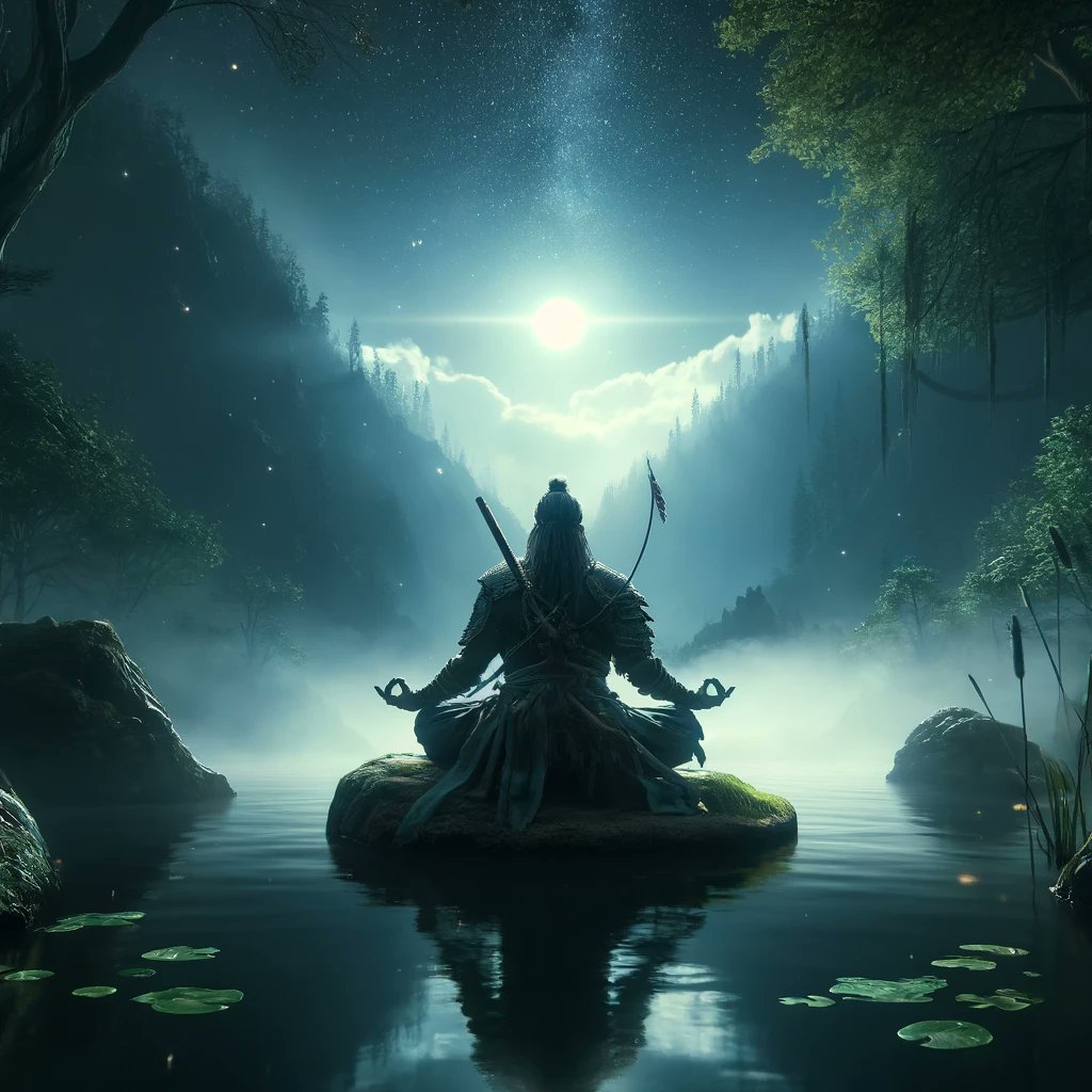 oureternalquest's tweet photo. Embrace silence, for within it lies the strength of the true warrior. Let the noise of the world fade away as you find tranquility within. #SilenceIsStrength #WarriorWisdom https://t.co/rfBF6m5d9P