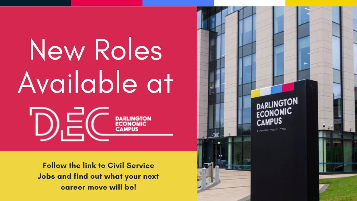 Whether you're back to work today or still chomping on choccies, could this be the time to look for a new challenge within the Civil Service? We currently have more than 230 vacancies which can be based in #Darlington. #LoveDarlo #NewJob tinyurl.com/2kpcbbkc