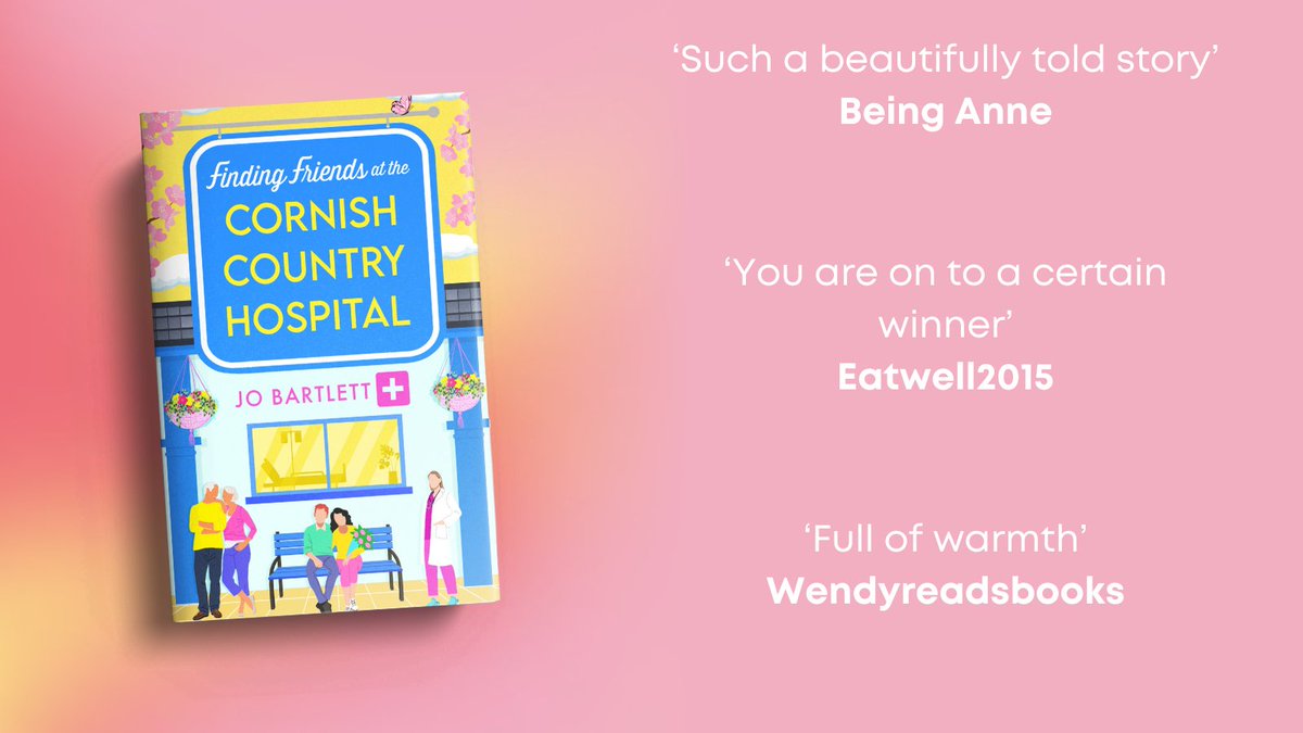 Thank you to @Williams13Anne, @eatwella and @Wendyreadsbook1 for their recent reviews on the #FindingFriendsAtTheCornishCountryHospital by @J_B_Writer #blogtour. Pick up a copy today ➡️ mybook.to/friendshospita…