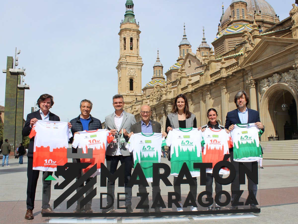 Hoy hemos presentado el MANN-FILTER Maratón de Zaragoza, un orgullo para la ciudad y para Aragón. ¡Todo un desafío! 🏃‍♀️🏃🤩

Cerca de 7.000 corredores, con nuestra <a href="/CrisEspejo1/">Cristina Espejo</a> a  la cabeza, rugiremos juntos por las calles de Zaragoza.

¡Nos vemos el 14 de abril! #MaratónZaragoza