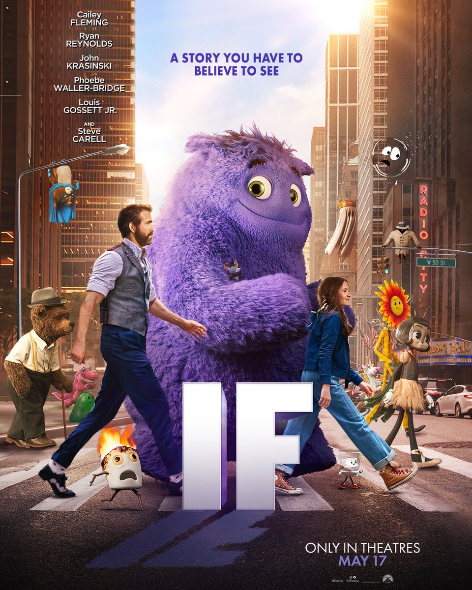 It’s coming!!  A story you have to believe to see. Check out the new poster for @IFMovie - Only in theatres May 17.   #IFMovie