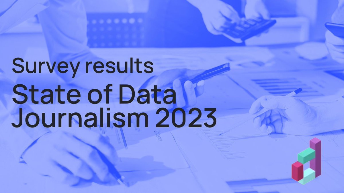 📊 The State of Data Journalism Survey 2023 results are out now! Learn how the #datajournalism industry is faring when it comes to embracing #AI and #OSINT.

Download the full report here: buff.ly/4ab6Fj0 

#ddj