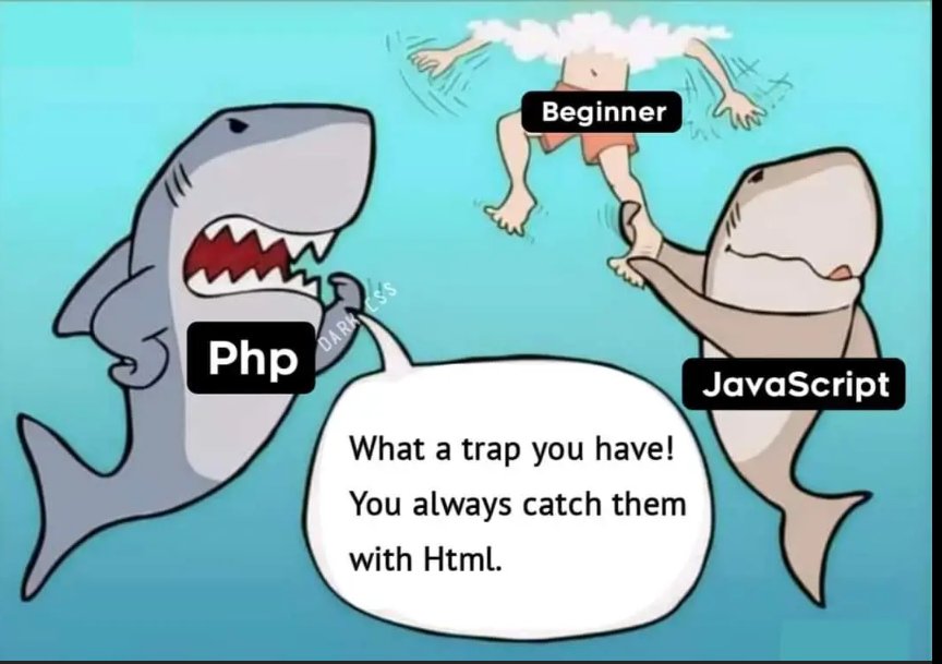 After html I learned php next, what about you?