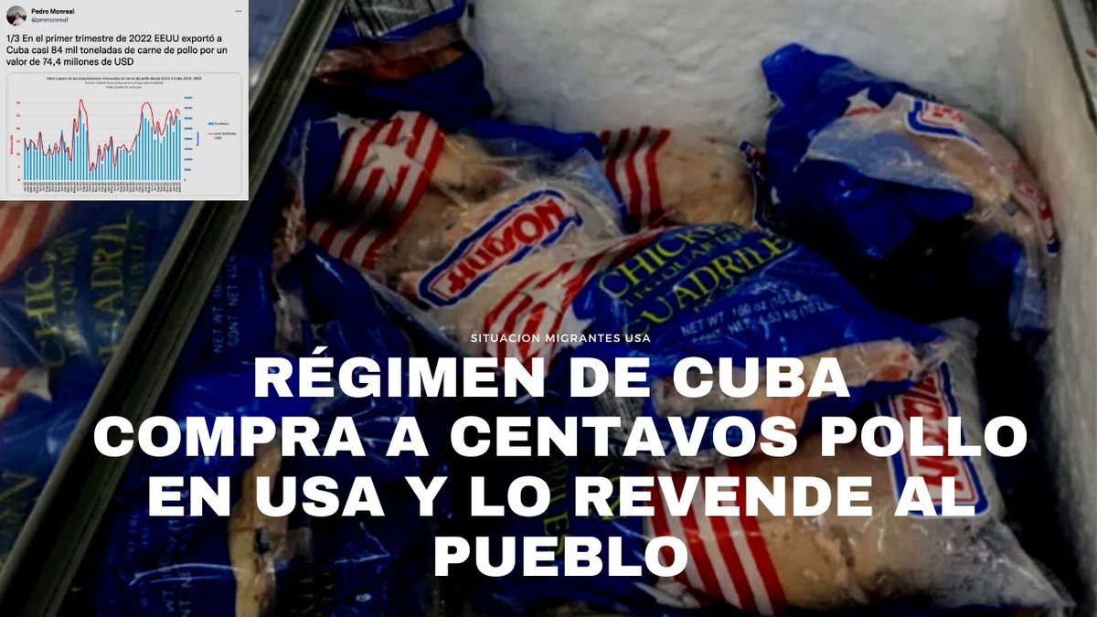 A la claria que tuité más #NoMasBloqueoACuba le bamos a dar de estimulo una bolcita de pollo Made in USA
#DeZurdaTeam #Comunista