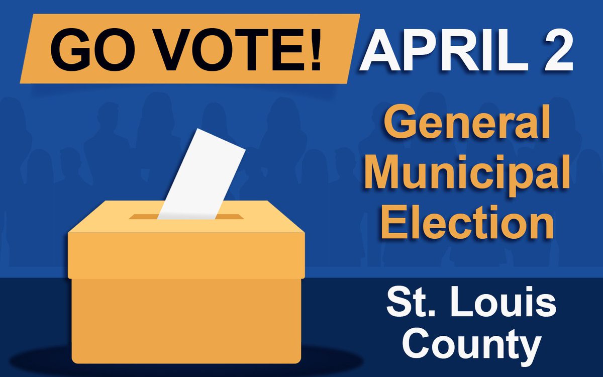 Today's the day! Polls open until 7 PM St. Louis Co. info here: stlouiscountymo.gov/st-louis-count…