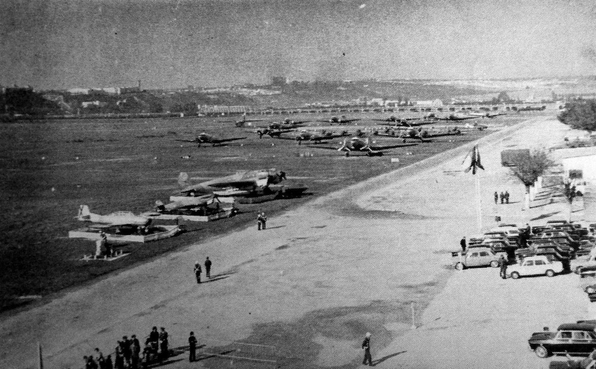 Vista del aeródromo de Tablada. Año 1972.