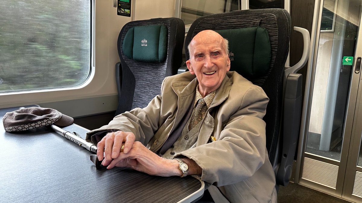 We were proud to give former Newbury station foreman Alf Wells a 100th birthday to remember as we surprised him with a first-class trip and a cab tour of one of our Intercity Express Trains.

The surprises continued as the team <a href="/ChelseaFC/">Chelsea FC</a> gave him a warm welcome at Stamford