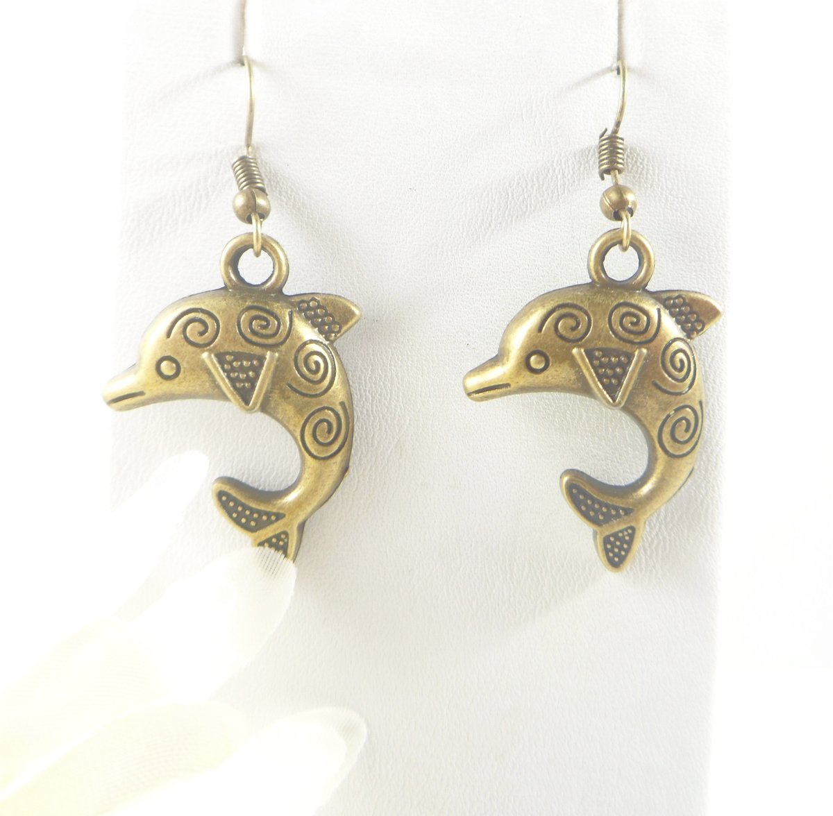 Bronze Dolphin Earrings Cute Fish Jewelry Trending Now Teen Dolphin Jewelry Ocean Sea Boho Chic Earrings Porpoise Earrings Marine Jewelry tuppu.net/13b9523d #EtsyShop #SantaFe #EtsySeller #NewMexico #GiftsUnder10